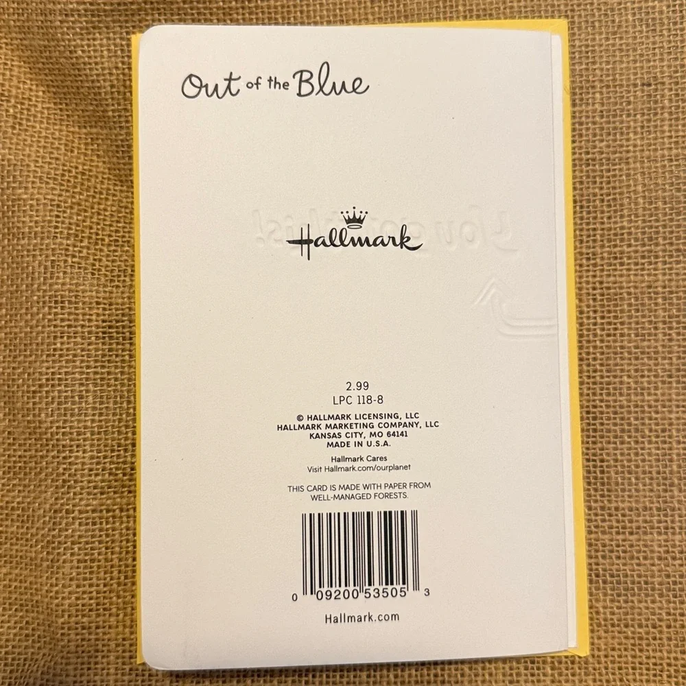 🌻 Bundle of 2 Hallmark Good Luck Cards